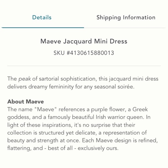 Anthropologie NWT Maeve Jacquard Mini Dress
Size L. - Picture 13 of 16